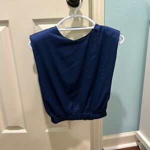 Navy tcec shoulder pad top